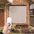 SeaSun Surfside Cream Motorized Outdoor Patio Roller Shade with Valance 120 in. W x 96 in. L