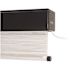 SeaSun Surfside Cream Motorized Outdoor Patio Roller Shade with Valance 120 in. W x 96 in. L