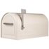 GibraltarÂ Mailboxes Reliant White, Large, Steel, Locking, Post Mount Mailbox