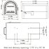 GibraltarÂ Mailboxes Reliant White, Large, Steel, Locking, Post Mount Mailbox