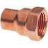 Everbilt 603 3/4 in. x 3/4 in. Wrot Copper Cup X FIP Adapter Pro Pack (25-Pack)