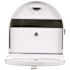 GibraltarÂ Mailboxes Marshall White, Large, Steel, Locking, Post Mount Mailbox
