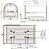 GibraltarÂ Mailboxes Marshall White, Large, Steel, Locking, Post Mount Mailbox