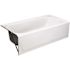 Bootz Industries Maui 60 in. x 30 in. Soaking Bathtub with Left Drain in White