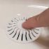DANCO Bathroom Sink Hair Catcher in White (2-Pack)