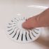 DANCO Bathroom Sink Hair Catcher in White (2-Pack)