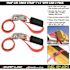 SNAP-LOC 2 ft. x 1 in. Cam with Cinch Strap in Red (2-Pack)