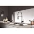 Kingston Brass Single-Handle Pull-Down Sprayer Kitchen Faucet in Black