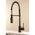 Kingston Brass Single-Handle Pull-Down Sprayer Kitchen Faucet in Black
