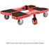 SNAP-LOC 4 in. Polyurethane Fixed Caster with 375 lbs. Load Rating