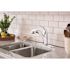 MOEN Brecklyn Single-Handle Pull-Out Sprayer Kitchen Faucet with Power Clean in Chrome