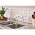 MOEN Brecklyn Single-Handle Pull-Out Sprayer Kitchen Faucet with Power Clean in Chrome