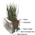 Mayne Nantucket 48 in. x 11.5 in. Self-Watering Espresso Polyethylene Window Box