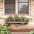 Mayne Nantucket 60 in. x 11.5 in. Self-Watering Espresso Polyethylene Window Box