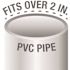 Oatey 2 in. PVC Solvent Weld Shower Drain with Snap-In Stainless Steel Strainer