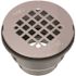 Oatey 2 in. PVC Solvent Weld Shower Drain with Snap-In Stainless Steel Strainer