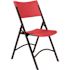 National Public Seating NPS 600 Series Blow Molded Folding Chair, Red (Pack of 4)