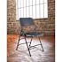National Public Seating Blue Metal Stackable Folding Chair (Set of 4)