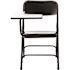 National Public Seating 5200 Series Black Tablet Arm 18-Gauge Steel Folding Chair Grey Nebula Right Arm Chair (2-Pack)