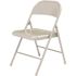 National Public Seating Grey Metal Stackable Folding Chair (Set of 4)