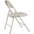 National Public Seating Grey Metal Stackable Folding Chair (Set of 4)