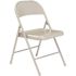 National Public Seating Grey Metal Stackable Folding Chair (Set of 4)