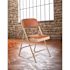 National Public Seating Brown Vinyl Seat Stackable Folding Chair (Set of 4)