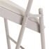 National Public Seating Gray Vinyl Padded Seat Stackable Folding Chair (Set of 4)