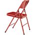 National Public Seating 200 Series Red Premium All-Steel Double Hinge Folding Chair (4-Pack)