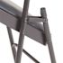 1300 Series Dark Midnight Blue Premium Vinyl Upholstered Triple Brace Double Hinge Folding Chair (4-Pack)
