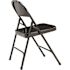 National Public Seating 50 Series Black All-Steel Folding Chair (4-Pack)