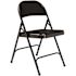 National Public Seating 50 Series Black All-Steel Folding Chair (4-Pack)