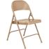 National Public Seating 50 Series Beige All-Steel Folding Chair (4-Pack)