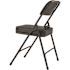 National Public Seating 3200 Series Premium 2 in. Vinyl Upholstered Double Hinge Folding Chair, Black (Pack of 2)