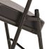 National Public Seating 3200 Series Premium 2 in. Vinyl Upholstered Double Hinge Folding Chair, Black (Pack of 2)