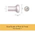 Kenney Weaver 72 in. - 144 in. Adjustable Single Indoor/Outdoor Curtain Rod 1 in. Diameter in Brushed Nickel with Cap Finials