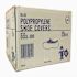 THE SAFETY ZONE Large Elastic Blue Polypropylene Disposable Shoe Cover (300 eaches per case)