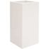 Vasesource Cube 16 in. x 16 in. Glossy White Fiberstone Square Cube Planter