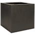 Vasesource Cube 20 in. x 20 in. Glossy White Fiberstone Square Cube Planter