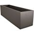 Vasesource Carlo 28 in. x 15 in. x 37.5 in. Glossy White Fiberstone Rectangular Planter