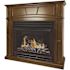 Pleasant Hearth 32,000 BTU 46 in. Full Size Ventless Natural Gas Fireplace in Heritage
