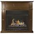 Pleasant Hearth 32,000 BTU 46 in. Full Size Ventless Propane Gas Fireplace in Heritage