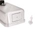 Alpine Industries 1200 ml Vertical Manual Surface-Mounted Stainless Steel Liquid Soap Dispenser
