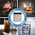NewAir 40 lbs. Portable Ice a Day Countertop Clear Ice Maker BPA Free Parts Perfect for Cocktails and Soda in Stainless Steel