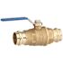 HOMEWERKS 1 in. Press x 1 in. Press Lead Free Brass Ball Valve
