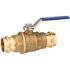 HOMEWERKS 1 in. Press x 1 in. Press Lead Free Brass Ball Valve