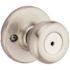 Kwikset Tylo Satin Nickel Bed/Bath Featuring Microban Antimicrobial Technology Door Knob with Lock