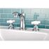 Kingston Brass Victorian 8 in. Widespread 2-Handle Bathroom Faucet in Polished Chrome