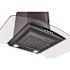 Winflo 30 in. Convertible Wall Mount Range Hood in Black with Mesh Filters and Push Button Control