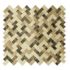 Trail Mix Mixed Browns 12.09 in. x 11.65 in. x 5 mm Stone Self Adhesive Wall Mosaic Tile (11.69 sq. ft. /case)